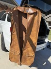 American Tourister Brown Leather Garment Bag