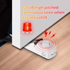 Security Door Stop Alarm System 120db Hotel Home Wireless Security Safety Tools