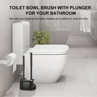 Toilet Brush And Plunger Set  Toilet Plungers For Bathroom Heavy Duty Toilet Bow