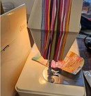 1974 Retro Floral Singer Genie 353  Electric Portable Free Arm Sewing Machine