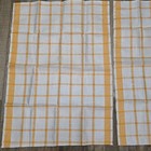 Vtg Tea Towel Kitchen Dish Towel Linen Set Of 2 Checkered