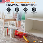 12 X 9 Ft Plastic Drop Cloths  6-pack  - Disposable Painter s Sheeting   Tarps F