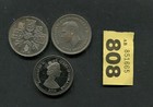 Set Of 3  Crown  Coins Of     Gibraltar    And Great Britain