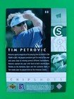 Tim Peteovic 2002 Upper Deck  88 Pga Hand Signed Autographed Golf Card