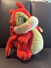 Neopets Red Scorchio Plush Toy With Batteries  only Lights Work Please Read Desc