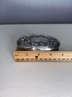 Floral Antique Art Nouveau Sterling Silver Repousse Clothes Vanity Brush
