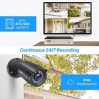 Zosi 8ch H 265  5mp Lite Dvr 1080p Outdoor Cctv Home Security Camera System Kit