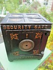 Antique Cast Iron Ci Security Safe Deposit Still Combination Bank 1880 s Small
