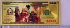 Art The Clown  100 Terrifier Full Color Note Novelty 24k Gold Plated Bill Xx037