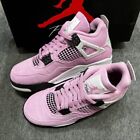 Nike Air Jordan 4  orchid  Retro Men s And Women s Mid Top Basketball Shoes