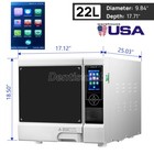22l Dental Class B Autoclave Steam Sterilizer Vacuum Sterilization Lcd Printer