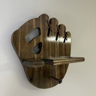 Wooden Baseball Glove Shaped Baseball Bat  Baseball  Hat Holder Wall Decor