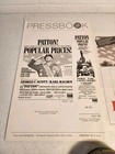 Vintage  patton  Movie Press Book And Original Trailer Film