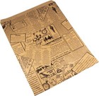 8 5  X 11  Newsprint Pattern In Kraft Paper Gift Bags Ideal For Sales    