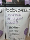 2 Pack Baby Brezza Universal Detergent Tablets 120ct Each Bag Fragrance-free New