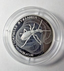2024 Russia Silver Coin 2 Roubles 15 55 Gram Silver   Wrinkled Ground Beetle 