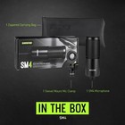 Shure Sm4-k Rugged Wired Condenser Microphone For Recording Home Home Studio Sta