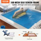 Vevor Screen Printing Kit Silk Screen Printing Frame 20x24in 160 Count Mesh 6pcs