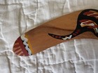 Vintage 8  Australian Hand-painted Wooden Boomerang With Kangaroo