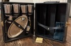 Vintage Ever-wear Trav-l-bar Mcm Portable Cocktail Bar Set Original Key 1960s