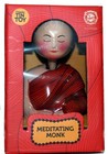 Meditating Monk Tin Toy Bobble Head Desk Toy Kung Fu