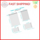 400 Pcs Resealable Clear Jewelry Bags - Small Baggies  Poly Reclosable Mini Bags