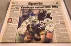 The Usa Today Newspaper 1 29 1996 Super Bowl 30 Game Coverage