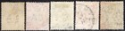 British East Africa And Uganda 1907 8 Stamp Sc    31  33 5 And 37 Used
