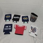 Lot Of  Can Koozies Lot Of 7 Beer Themed Euc