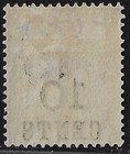 Brit  Honduras Scott 30  Sg 40  Mlh  Cv  29 50  1888 10 Cents Surcharge    a9996