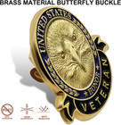 Us Veteran Pins - Patriotic Eagle Lapel Pin Badges For Memorial Day Gifts