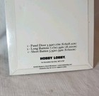 Dollhouse Miniature Mayberry Street 6 Panel Wooden Door 1 12 Scale  579441