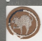 Reversed Wildcat Ww 1 Us Army 81st Division Patch Inv  468