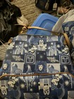 Dooney   Bourke Disney World 45th Anniversary Blue Shoulder Bag Mickey Mouse