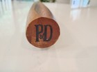 Paula Deen Paris French Wooden Rolling Pin 18  Pd Stamp Tapered