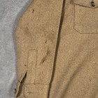 Vintage Woolrich Shirt Jacket Mens Medium Tan Herringbone Button Front 80s