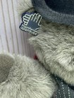 Vintage Retired 1987 Grey Applause Teddy Bear Plush Tie Hat  Vest  Original Tags