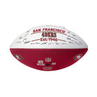 San Francisco 49ers Logo Brands 2025 Autograph Signature Football