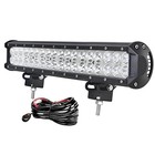 20 Inch 126w Spot Flood Led Light Bar Offroad 20 Inch  wiring Harness Kit