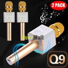 2xq9 Wireless Bluetooth Karaoke Microphone Speaker Handheld Ktv Player Mic Party