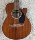 Fender Fa-135ce - Acoustic Electric Guitar All Mahogany Concert Cutaway - Used