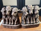 Vintage Syroco Wood Scottie Bookends Ornawood