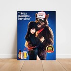 Coors Light - Beer Wolf - Elvira - Rare - Metal Sign 11 X 14