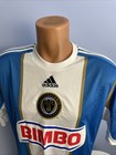 Philadelphia Union Soccer Jersey Adidas Size Large 2012-14 Blue Away Mls