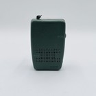 Vintage Sano Solid State Am Pocket Radio Hand Transistor Green Works Hong Kong