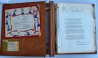 Vintage 1950s Camp Fire Girls Wooden Scrapbook Photos Ephemera Blue Birds