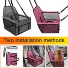 Foldable Portable Dog Car Seat Belt Booster Travel Carrier Bag For Pet Cat Puppy