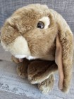 Animal Alley Plush Bunny Rabbit Lop Ear Tan Brown Toys R Us Stuffed Stuffy Vtg