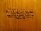 1940 s-ww2- Oliver Tractor Dealer Showroom Sign-wood-logo-tires-kay Displays-18 