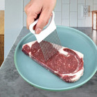 Stainless Steel Onion Slicer Holder Vegetable Chopper Cutter Kitchen Tool
